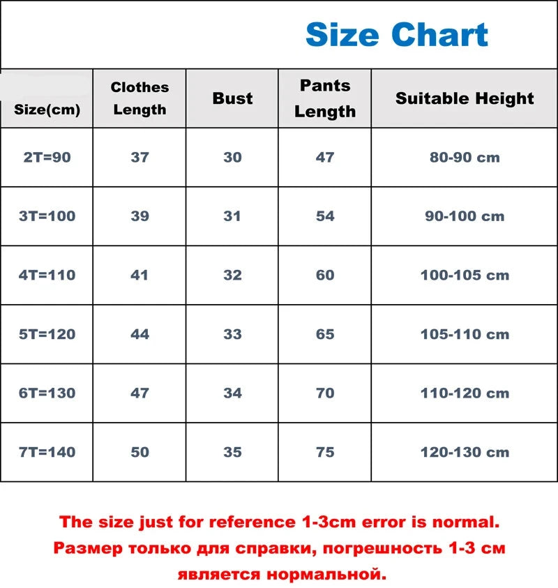 Cartoon Design Hoodies and Soft Pants Warm Outfits for Kids childrensterritory