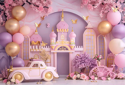 Floral Photography Background for Birthday Parties childrensterritory