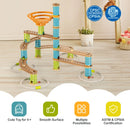 Wooden 162PCS STEM Marble Run Educational Toys for Kids