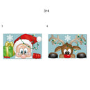 Santa Claus Snowflake Christmas Window/Wall Decals childrensterritory