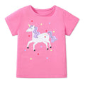 Girls Soft Cartoon Flower design Striped T Shirts childrensterritory