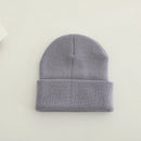 Casual Knitted Cartoon Excavator Embroidered Kids Caps childrensterritory