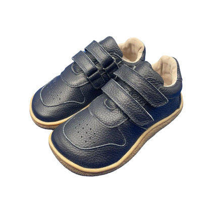 Kids Light Weight Leather Solid Color Shoes childrensterritory