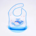 Soft Waterproof Cartoon Printed Adjustable Baby Bibs