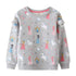 Animals Embroidery Kids Long Sleeve Sweatshirts childrensterritory