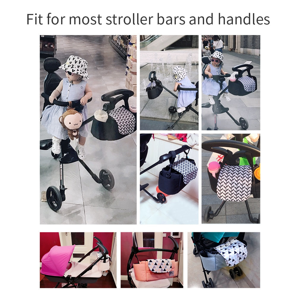 Expandable Baby Stroller Organizer with Shoulder Strap childrensterritory