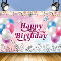 Glitter Diamond Customized Happy Birthday Background Photo Props childrensterritory