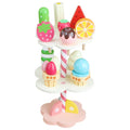 Kids Wooden Ice Cream Counter Playset childrensterritory