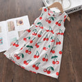 Kids Girls Sleeveless Floral Baptism/Birthday Dresses childrensterritory