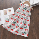 Kids Girls Sleeveless Floral Baptism/Birthday Dresses childrensterritory