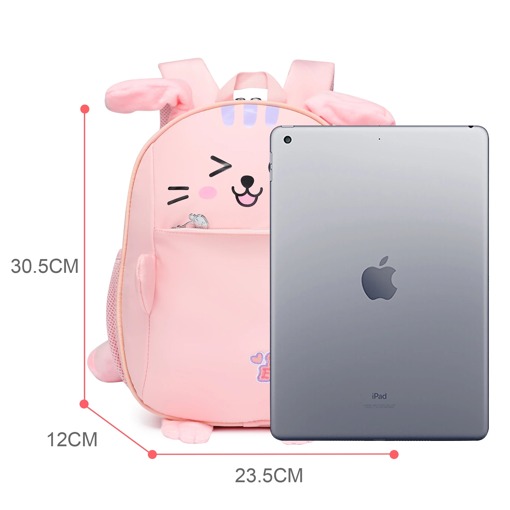Rabbit Pattern Kids School Backpack Luggage Bag