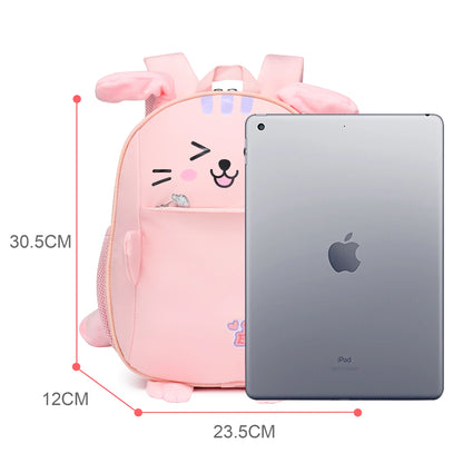 Rabbit Pattern Kids School Backpack Luggage Bag