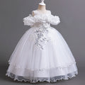Girls' Luxury Puffy Long Princess Dresses for School Performance childrensterritory
