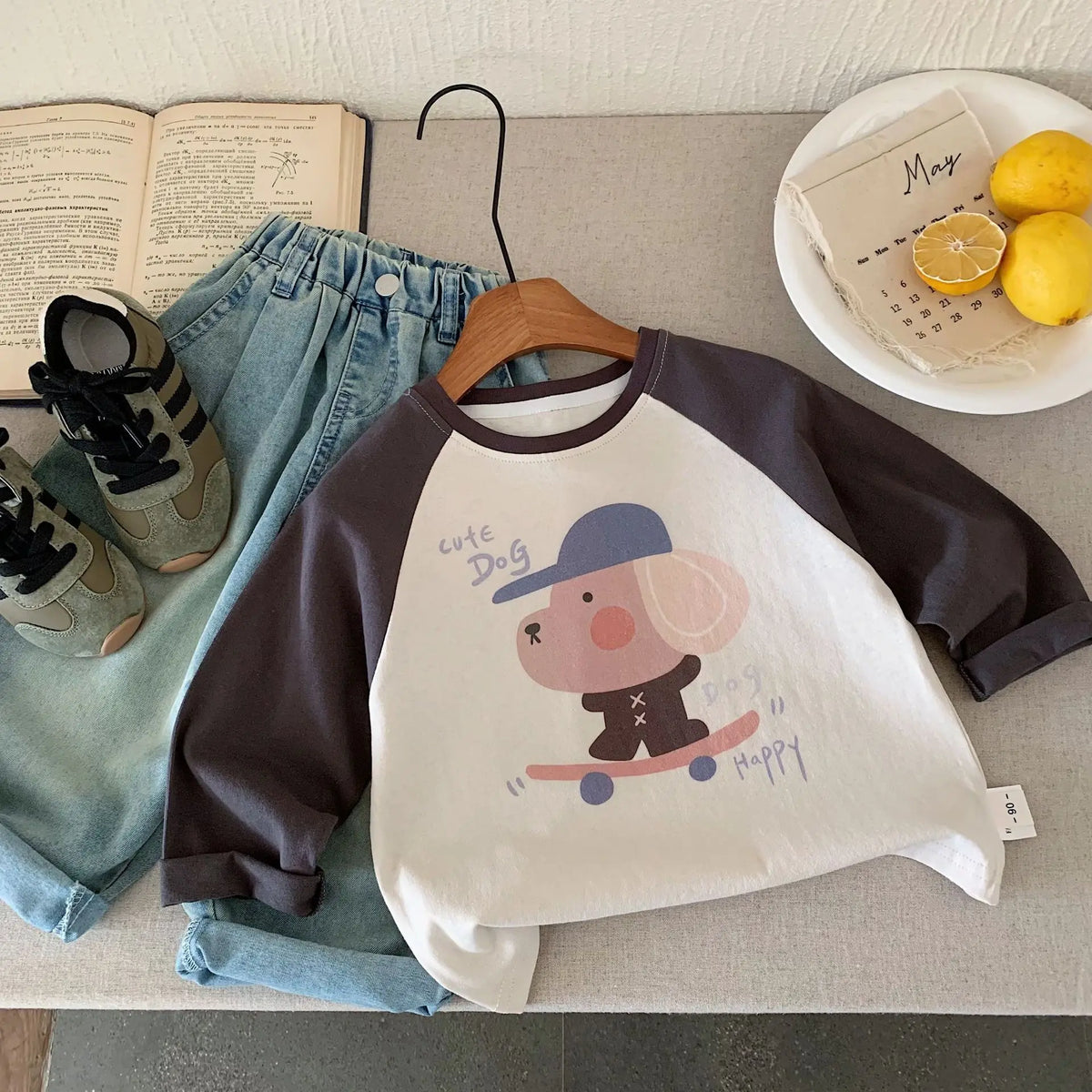 Casual Cartoon Design Kids Girl&