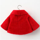 Baby Girls' Long Sleeves Collar Design Warm Jacket childrensterritory