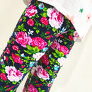Kids Girl Floral Print Slim Fit Leggings/Trousers childrensterritory