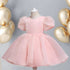 Kids Girls Puff Sleeve Princess Dress For Birthday Party childrensterritory