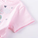 Girls Embroidered Cartoon Design Summer Dresses childrensterritory