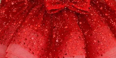Cute Shiny Ruffles Design Tutu Summer Party Dress for Girls