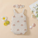 Floral, Rainbow, or Shell Print Baby Girl Bodysuit childrensterritory