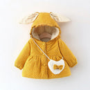 Girls Cartoon Design Winter Warm Jackets childrensterritory