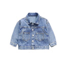 Sweet Little Girls Princess Denim Jacket for Spring Autumn childrensterritory