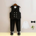 Kids Blazer Vest Pants Formal/Wedding Clothes Set