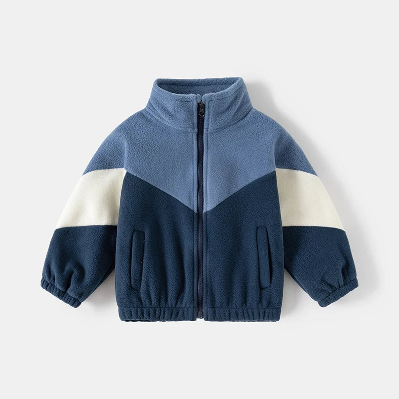 Boys’ Long-Sleeve Stylish Winter Jacket