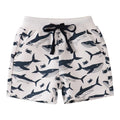 Cartoon Print Summer Drawstring Shorts For Boys Girls childrensterritory