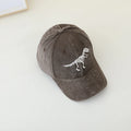 School Boys Embroidered Dinosaur Adjustable Caps childrensterritory
