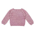 Toddler Girls Popcorn Chunky Knit Pullover Tops and Skirt Set childrensterritory