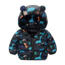 Baby Kids Cartoon Design Puffer Winter Jacket childrensterritory