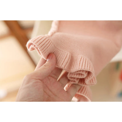 Girls’ Long-Sleeved Casual Winter Clothing Set childrensterritory