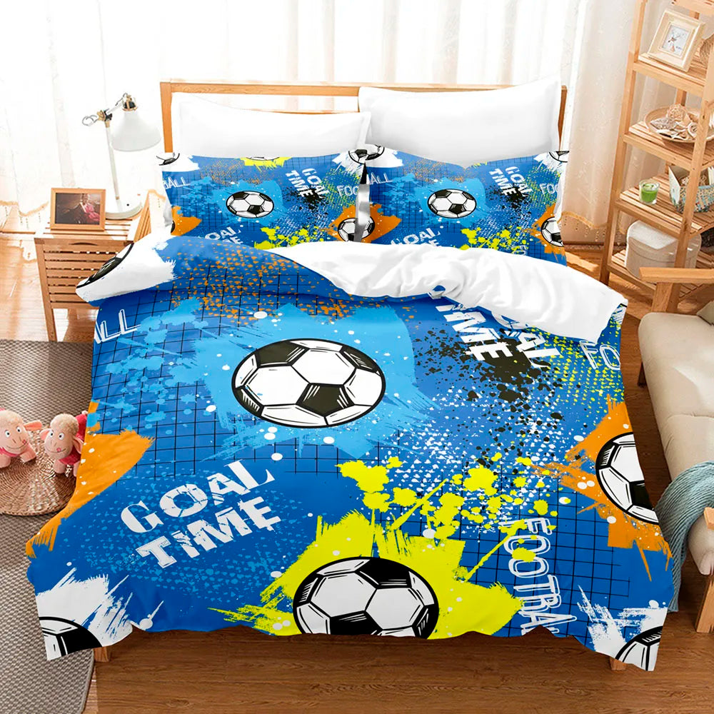 Kids 3D Basketball Design Soft Bedding Set childrensterritory