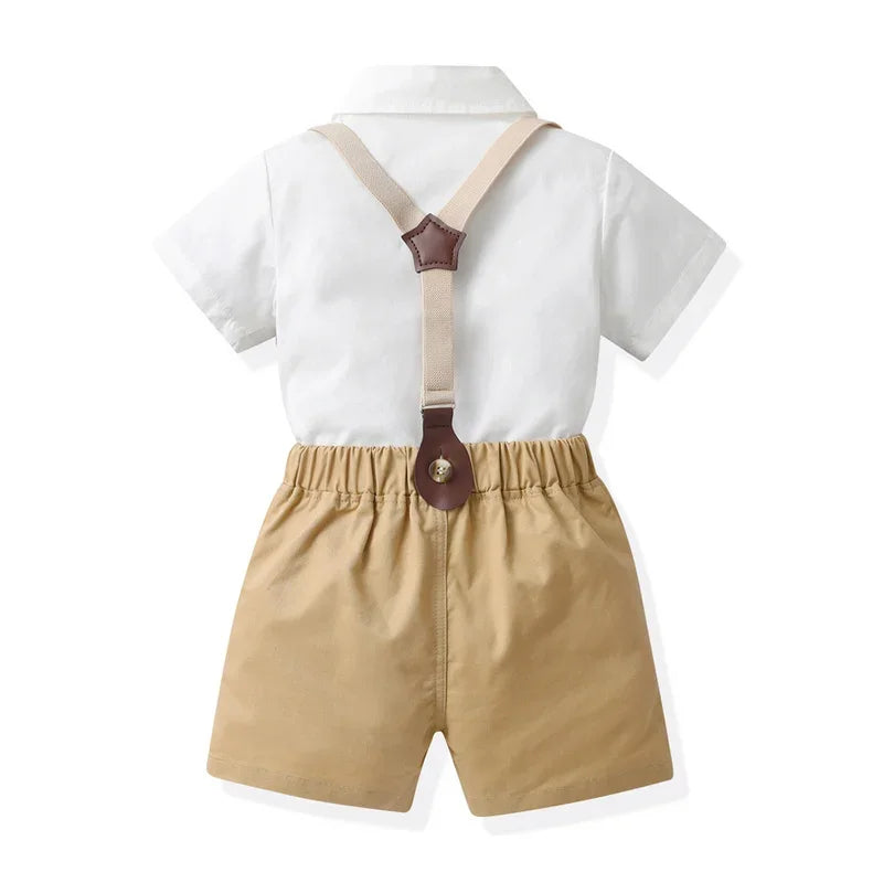 Little Boys Elegant Gentlemen Clothes Sets for Birthday Party