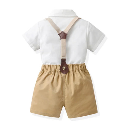 Little Boys Elegant Gentlemen Clothes Sets for Birthday Party