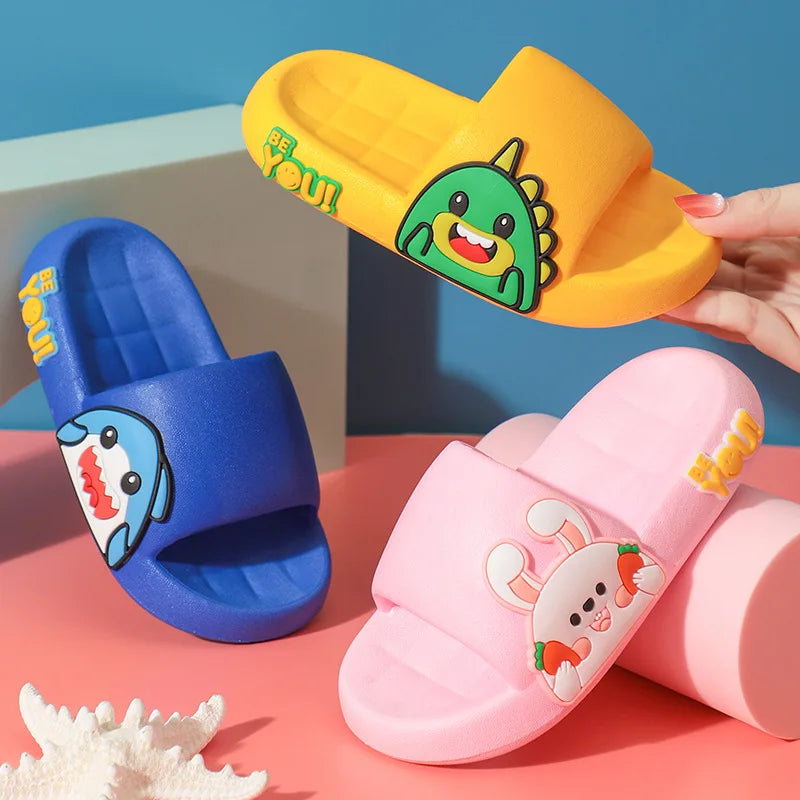 Kids Open Toe Non-Slip Home Slippers