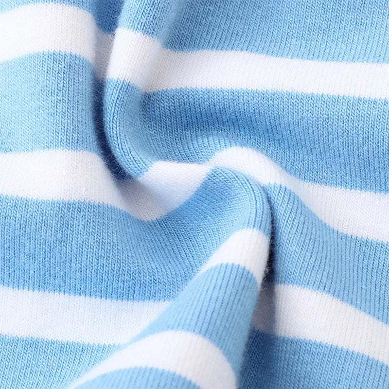 Little Girls Striped Unicorn Design Cotton Dresses For Summer childrensterritory