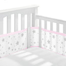 2pcs Breathable Baby Bed Bumper Cot Protector