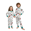 Kids' Long-Sleeved Christmas Print Clothing Set childrensterritory