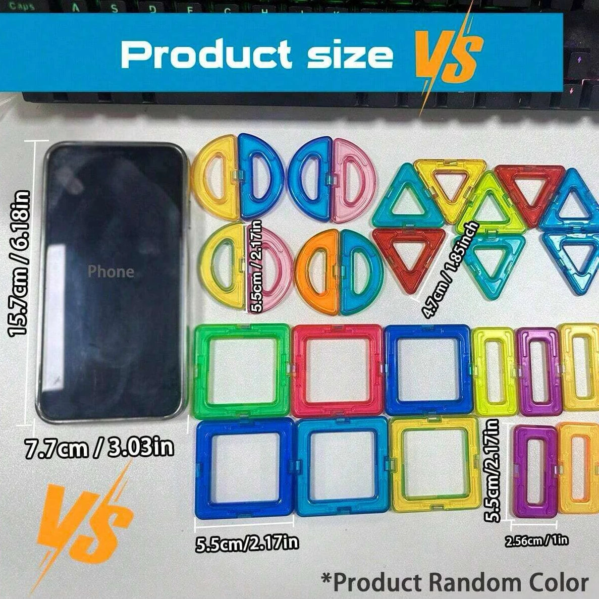 Durable DIY Magnetic Building Block Toys for Kids