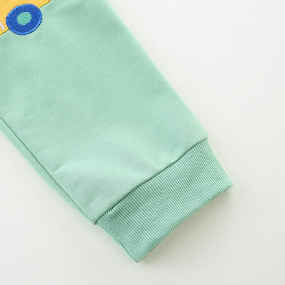 Cartoon Embroidery Print Boys Sweatpants For Summer