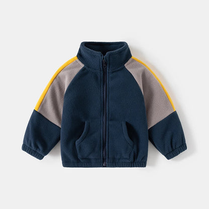 Boys’ Long-Sleeve Stylish Winter Jacket