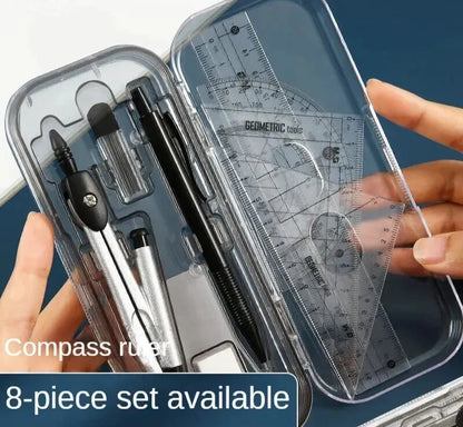 8 Pieces Professional Multifunctional Compass Set childrensterritory