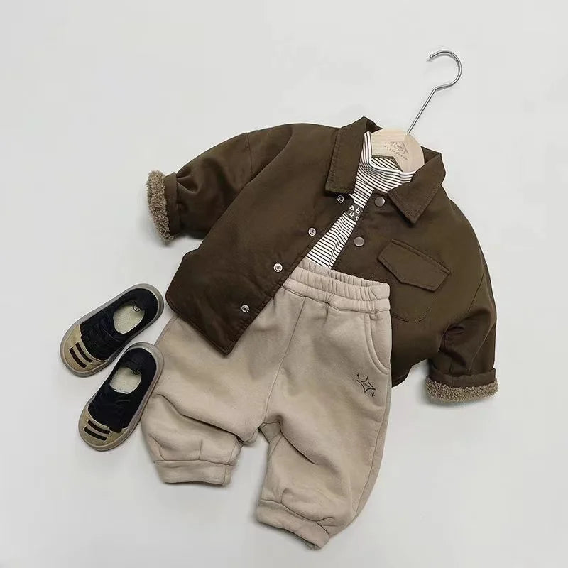 Boys' Soft Stylish Casual Fashion Winter Jacket