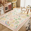 Cartoon Print Stain Resistant Anti Slip Kids Room Carpet childrensterritory