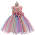 Baby/Kids Girls Colorful Flower Sequin Design Tutu Party Dresses childrensterritory