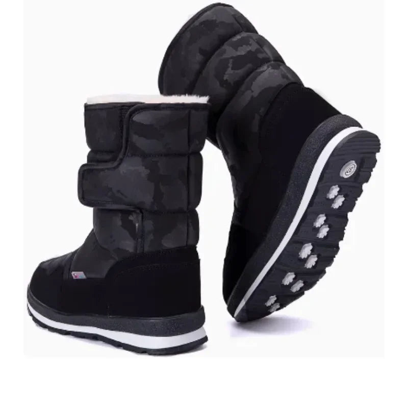 Kids Girls Non Slip Warm Waterproof Long Snow Boots