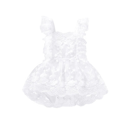 Baby Girl Floral Print Off Shoulder Summer Bodysuit