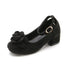 Girls Floral Design High Heels Shoes for Wedding Party childrensterritory